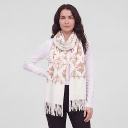 Echarpe brode gp-ff-226016 Femme GERARD PASQUIER