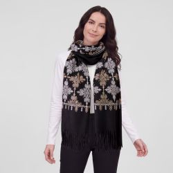 Echarpe brode gp-ff-226016 Femme GERARD PASQUIER