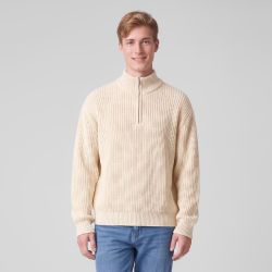 Pull col camionneur beige pnm-1010-ds Homme PANAME BROTHERS
