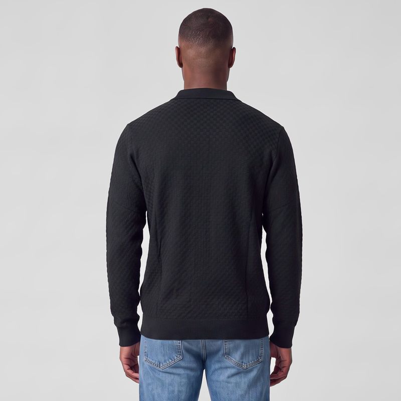 Pull col polo zippe licinio Homme KAPORAL