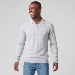 Pull col polo zippe licinio Homme KAPORAL