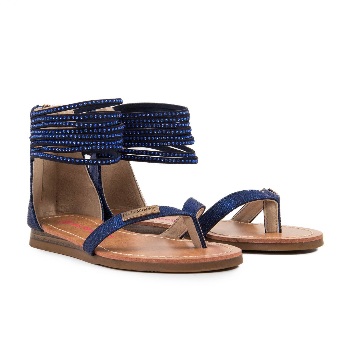 sandales bleues