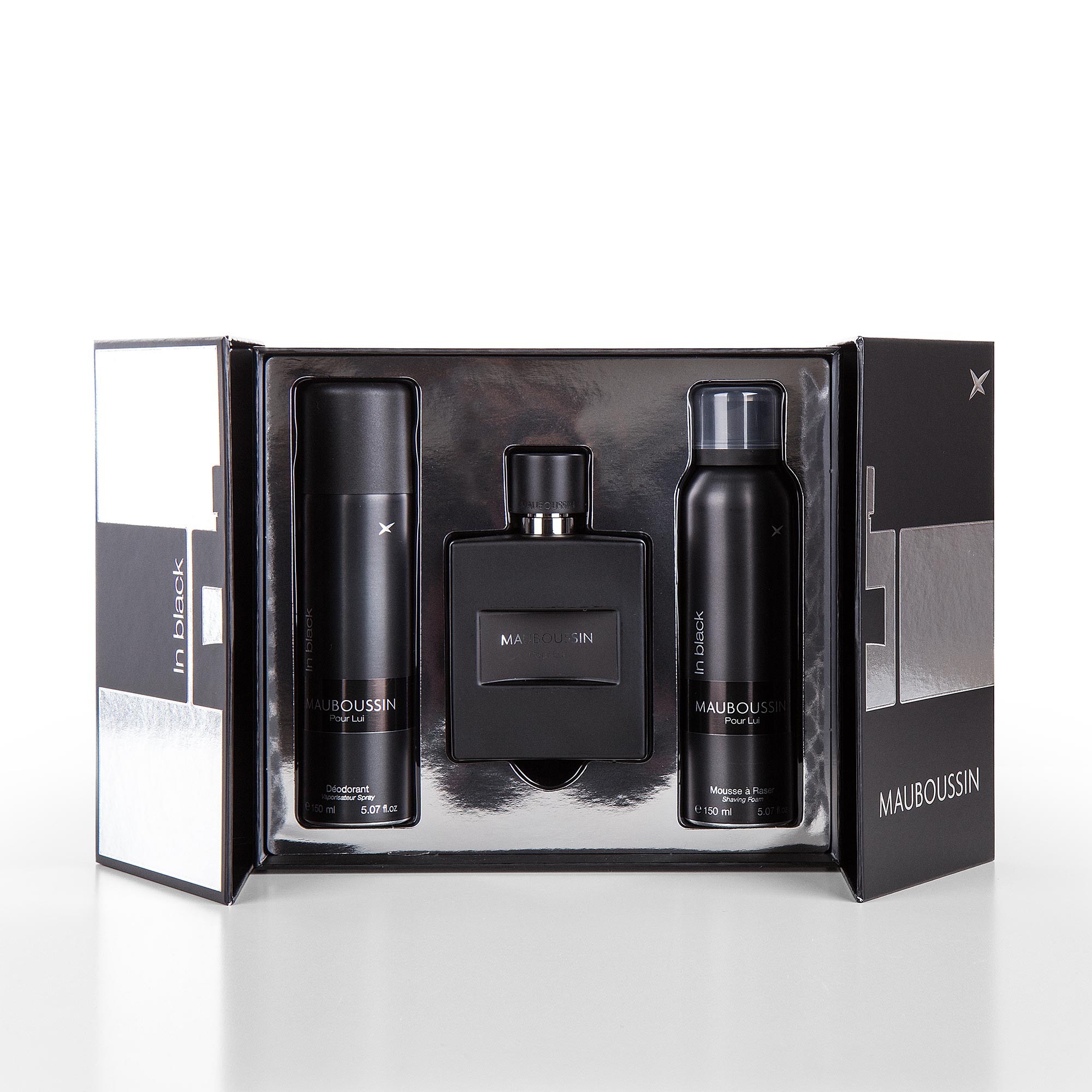 Coffret parfum eau de parfum 100 ml   Déodorant 150 ml   Mousse à