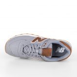 Baskets sneakers ML574TXC gris & marron homme NEW BALANCE marque pas cher prix dégriffés destockage