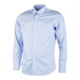 Chemise à carreaux bleus et blanc homme TRUSSARDI marque pas cher prix dégriffés destockage