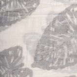 Foulard blanc motif feuilles femme DDP marque pas cher prix dégriffés destockage