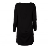 Robe noire détail dentelle femme LITTLE MARCEL marque pas cher prix dégriffés destockage