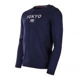 Pull bleu marine TOKYO homme LITTLE MARCEL marque pas cher prix dégriffés destockage