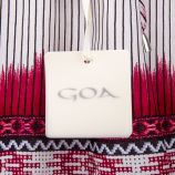 Robe bustier rouge imprimés aztèques femme GOA marque pas cher prix dégriffés destockage