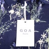 Robe chemise à motifs femme GOA marque pas cher prix dégriffés destockage