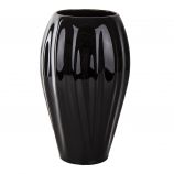Vase noir en céramique GUZZINI marque pas cher prix dégriffés destockage