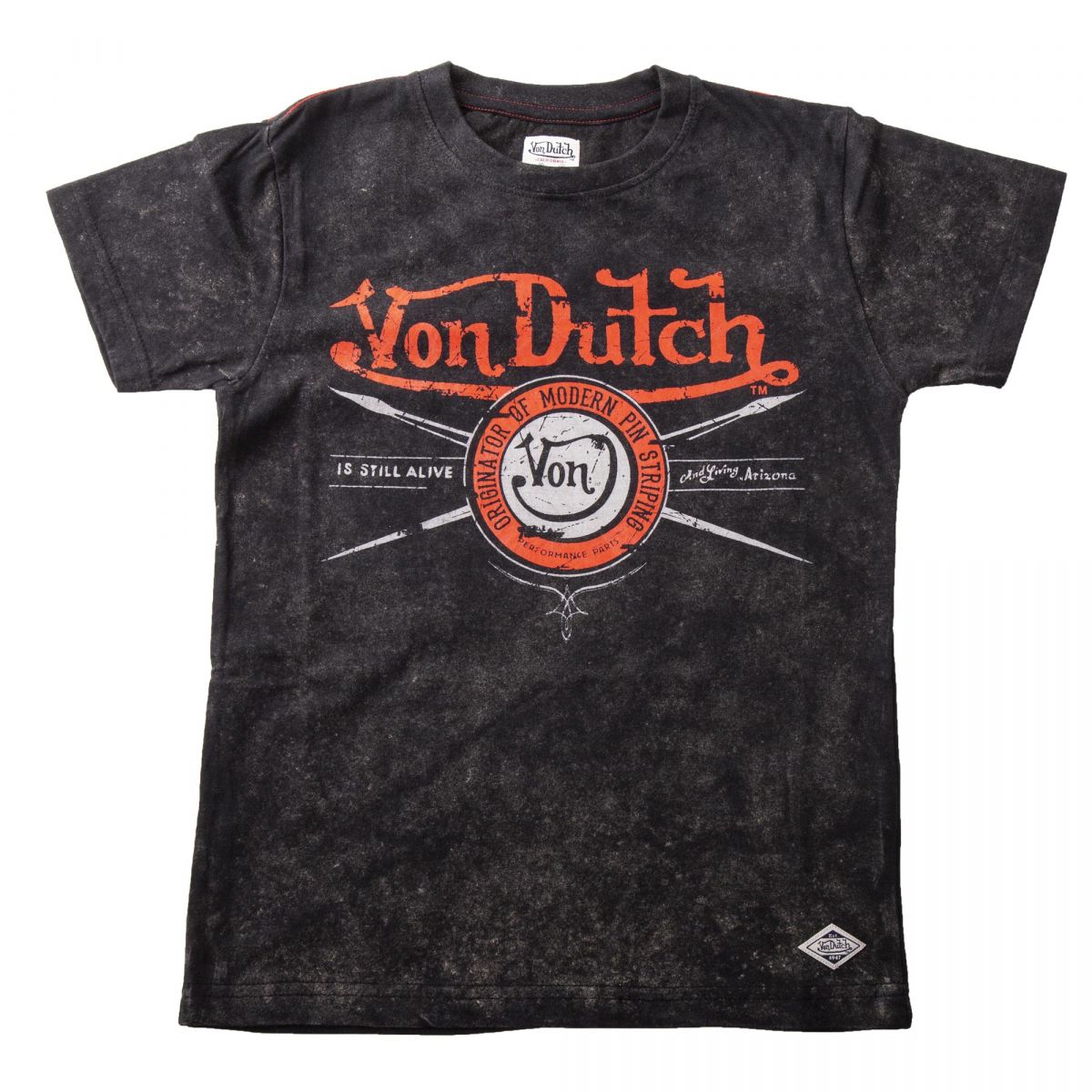 Tee Shirt Logo Gar on VON DUTCH Prix D griff 
