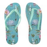 Tongs en corde à fleurs femme US POLO marque pas cher prix dégriffés destockage