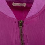 Blouson long à zip rose femme AMERICAN VINTAGE marque pas cher prix dégriffés destockage