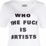 Tee shirt manches courtes floqué femme ARTISTS marque pas cher prix dégriffés destockage