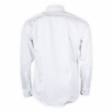 Chemise blanche à points blancs homme TRU TRUSSARDI marque pas cher prix dégriffés destockage
