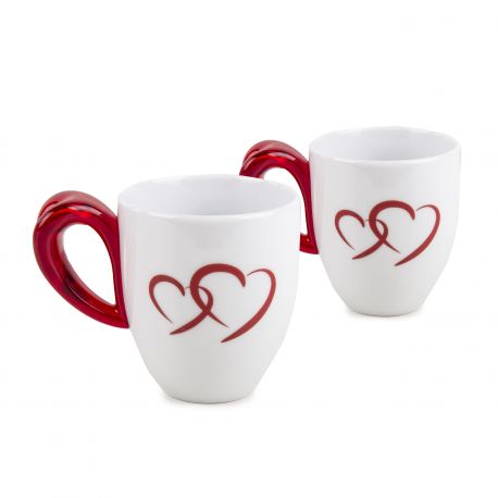 Guzzini Mugs De Coeur Set 2 Rouge mn0vN8w