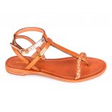 Sandales bride tressée Hilatres femme LES TROPEZIENNES marque pas cher prix dégriffés destockage